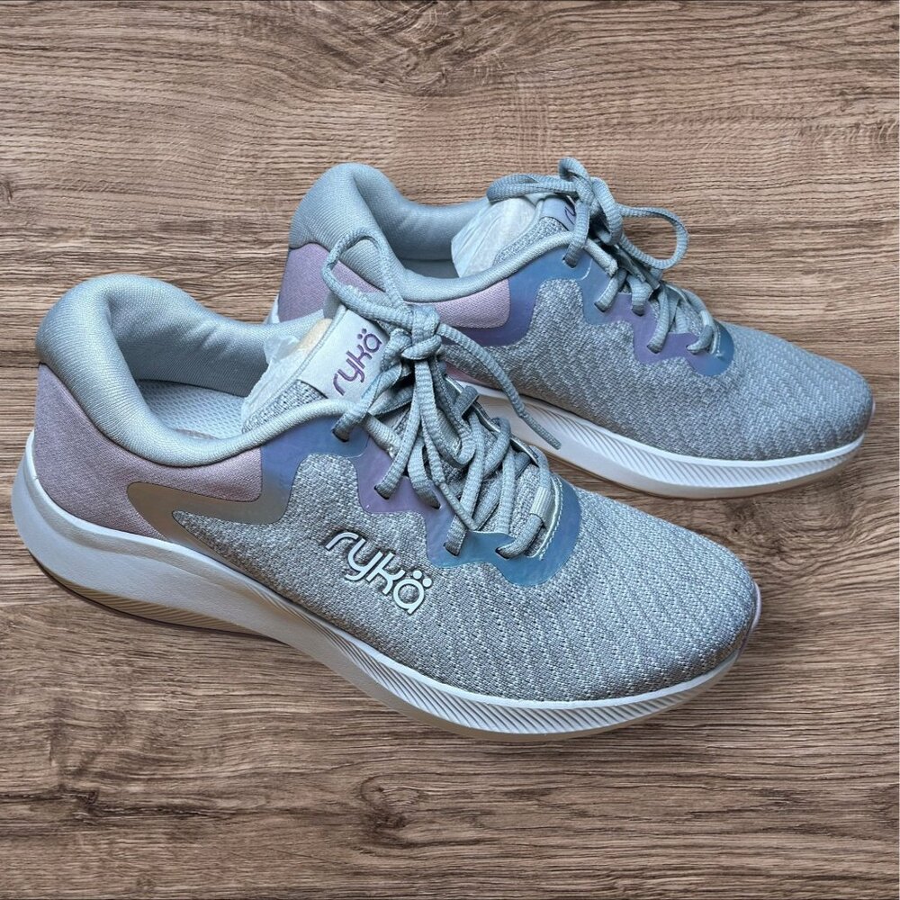 Ryka Womens Flourish Athletic Walking Shoes Size 7.5M Gray/Purple Lightweight Co - Picture 2 of 6